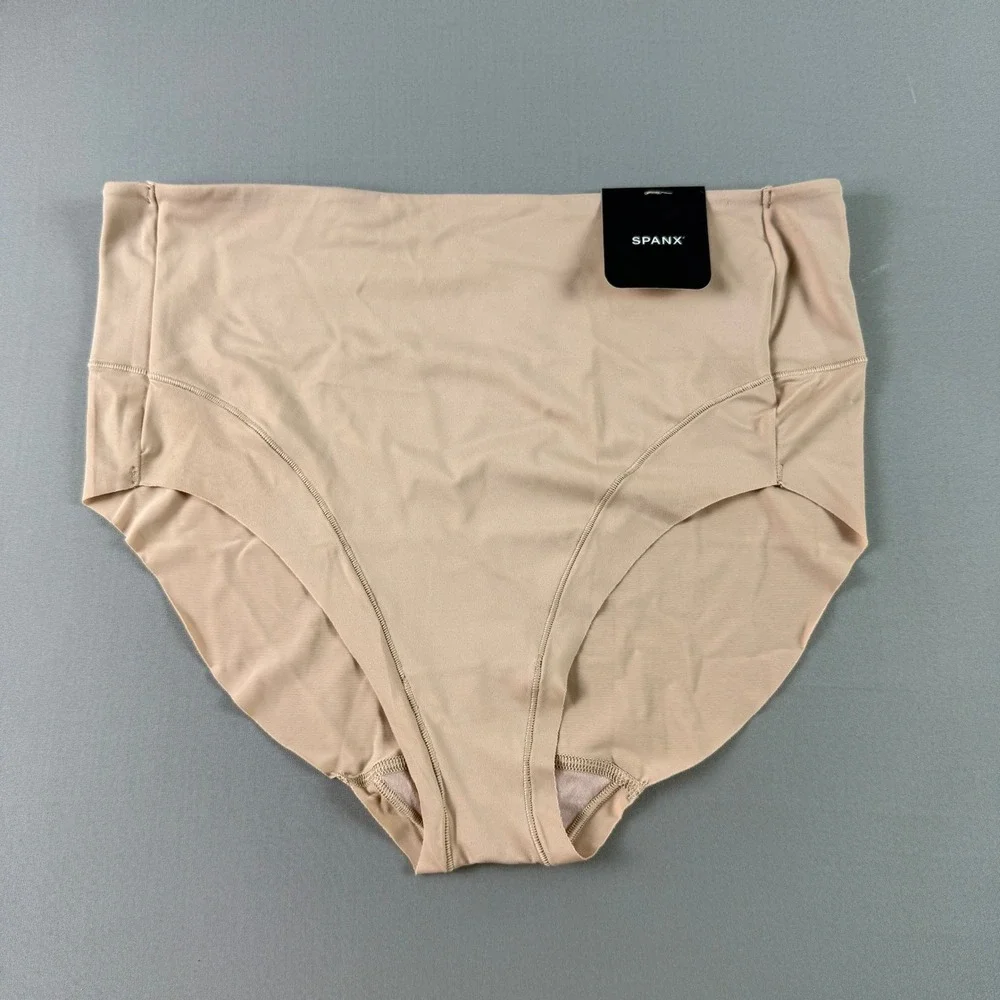 Spanx Champagne Beige Everyday Shaping Hi-Leg Brief Panty 40157R XL NWT Snag